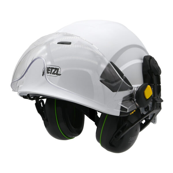 Petzl Vertex Non-Vented with Eye Shield and Ear Defenders -  EN50365, EN166 - Image 3