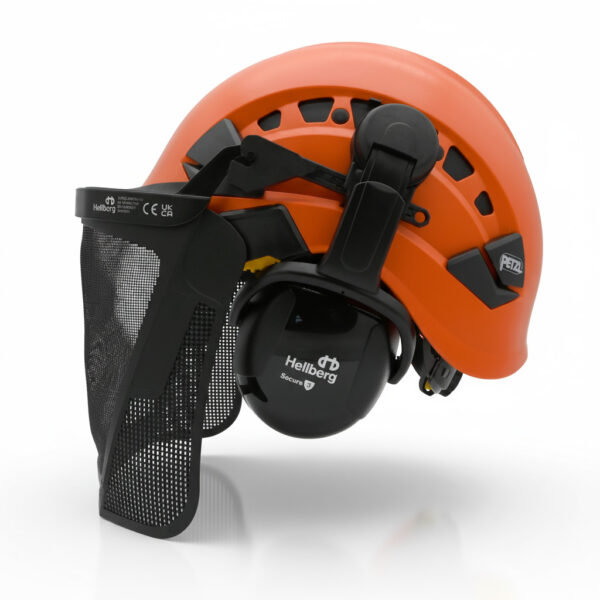 Petzl Chainsaw/Forestry Helmet with Ear Defenders and Visor - Image 2