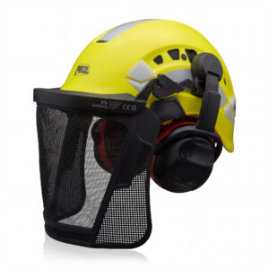 Petzl Vertex Hi-vis Arborist Helmet with Ear Defenders and Visor